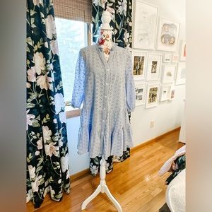 Baby blue dress